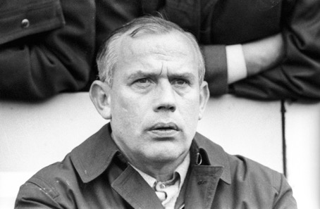 Hennes Weisweiler Trainerbank 1970 Borussia Mönchengladbach